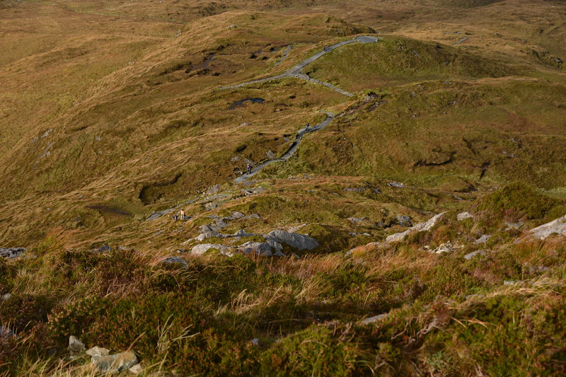 Hier erahnt man ein wenig wie steil es ist